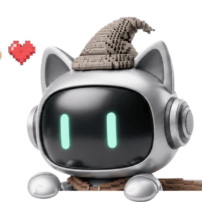 WorkBuddy 小猫趴在电脑上沿