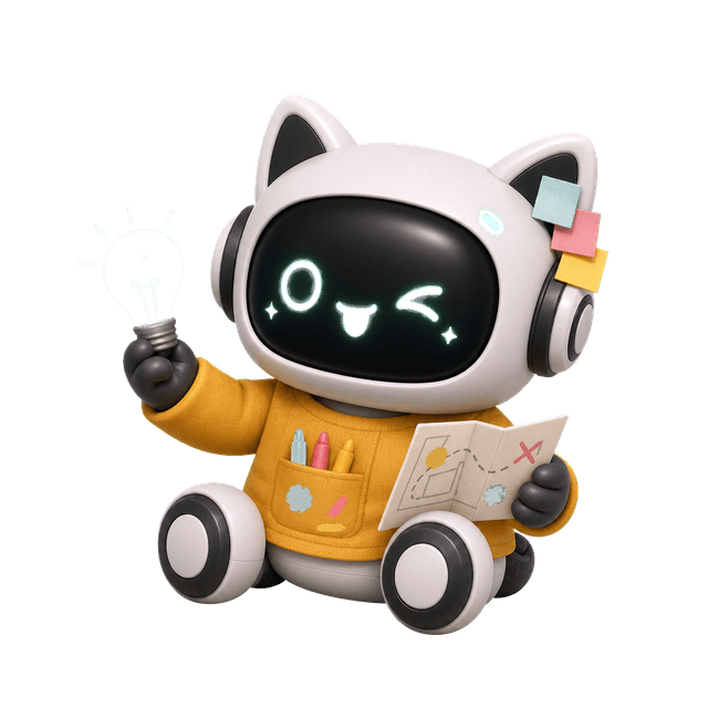 会执行任务的 WorkBuddy 机器人猫